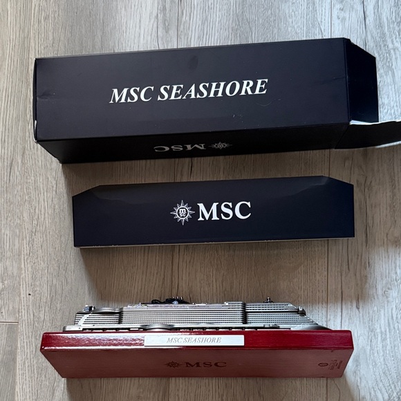 MSC Other - MSC Seashore replica ship new in box